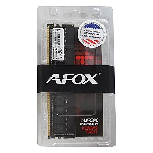 Ram Afox P/ Desk 16gb Ddr4 2400 Mhz Long-dimm - Afld416es1p