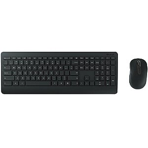 Teclado E Mouse Sem Fio Desktop 900preto Microsoft Pt300005