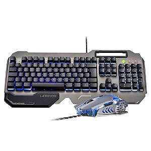 Warrior Ragnar Keon Combo Teclado E Mouse Gamer Tc223