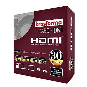 Cabo Hdmi 2.0 4k 3d 19+1 Pinos - Hdmi-5030 30 Metros