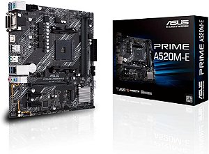 PLACA MAE ASUS PRIME A520-E AMD AM4 3GER DDR4