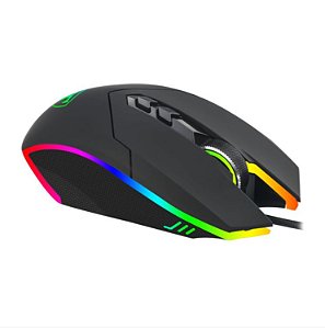 Mouse Gamer T-Dangger Lieutenant Preto RGB T-TGM301