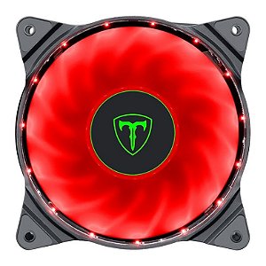 FAN T-DANGER 120MM LED VERMELHO - T-TGF300-R