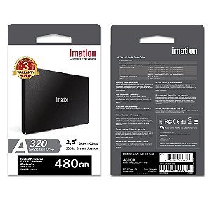 HD SSD Imation 2.5” Sata III - A320 SSD 480GB