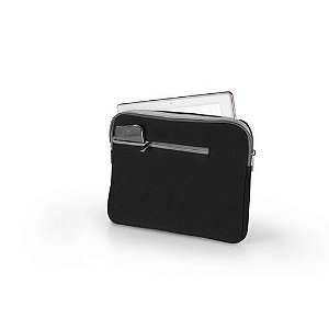 Case Neoprene Para Notebook Até 15,6 Pol. Preto E Cinza Multilaser - BO400