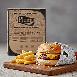 Papel Pra Lanche com Pelicula 36x45 c/500 un