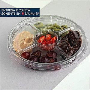 Embalagem Plástica c/4 divisórias G540 c/10 unidades