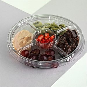 Embalagem Plástica c/4 divisórias G540 c/10 unidades