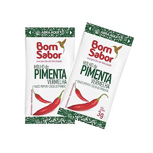 Molho Pimenta Sachê Bom Sabor c/200 unidades
