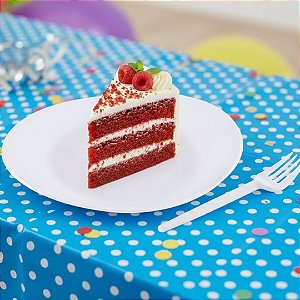 Kit Festa - Prato Oval e garfo c/10 unidades