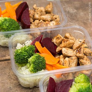 Pote Retangular 250ml c/Tampa c/144unidades PRAFESTA