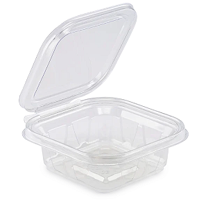Embalagem Plástica Quadrada F731 c/lacre 300ml