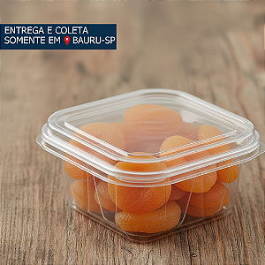 Embalagem Plástica Quadrada F732 350ml c/lacre