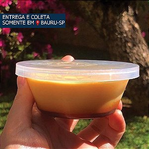 Embalagem Forneável Pudim 120ml com Tampa c/10 unidades