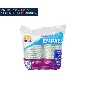 Forma Descartável para Empada 140ml c/100 unidades