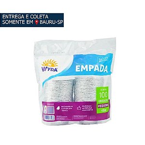 Forma Descartável para Empada 45ml c/100 unidades