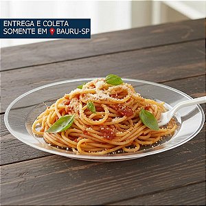 Prato Acrílico Refeição Redondo c/10 unidades