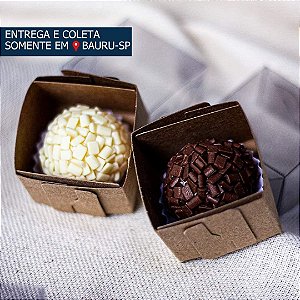 Caixa 1 Doce c/tampa acetato - Tam. 40x40x35 mm