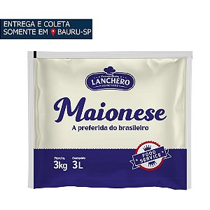 Maionese Refil Lanchero 3Kg