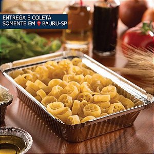 Bandeja em Alumínio 750ml com Tampa D7