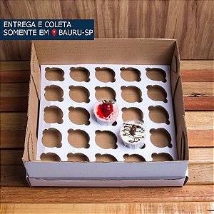 Caixa para Cupcake com Divisórias