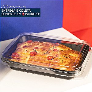 Embalagem Forneável com tampa G201 1 litro c/75 unidades