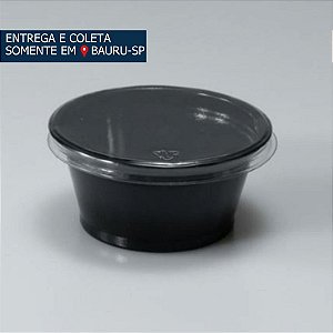 Pote p/ molho 30ml c/700 unidades G695 Preta