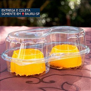 Embalagem Plástica para 2 Doces G14