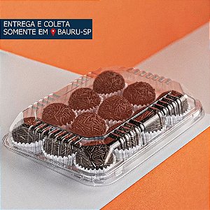 Embalagem Plástica para 12 Doces GA19