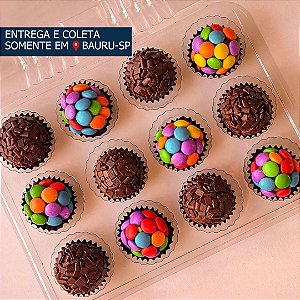 Embalagem Plástica para 12 Doces GA19