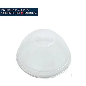 Tampa bolha com furo p/copo 440ml e 550ml PP c/1000 - RIOPLASTIC