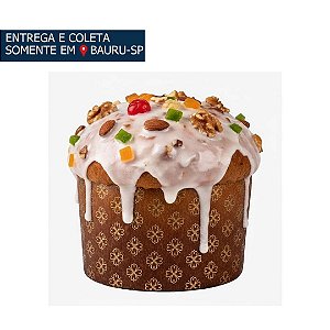 Forma de Panetone 500g Marrom c/12 unidades