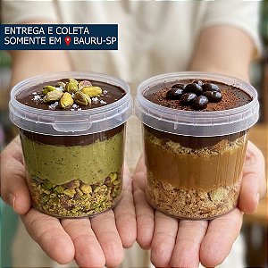 Pote Redondo 220ml c/tampa e lacre c/10 unidades