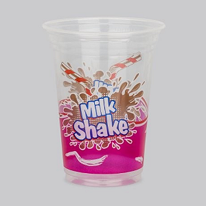 Copo Plástico Impresso Milk Shake 440ml c/50