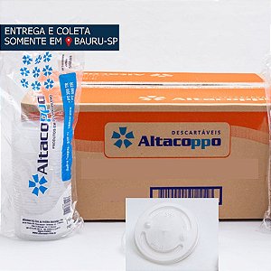 Tampa Reta com furo p/copo 770 c/1200 unidades - ALTACOPPO