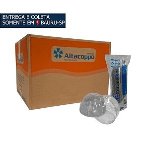 Tampa Bolha com furo p/ copo 440/550 c/1000unidades - ALTACOPPO