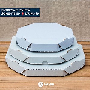 Caixa Pizza Oitavada c/25 unidades