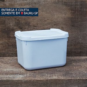 Pote Sorvete Branco 2 litros com tampa c/10 unidades