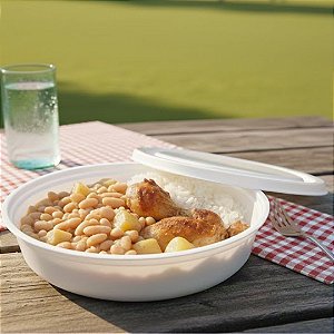 Marmitex Isopor 500ml Fibraform FM50 c/100 unidades