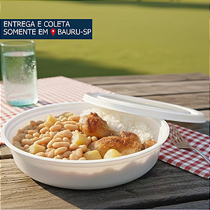 Marmitex Isopor 500ml Fibraform FM50 c/100 unidades