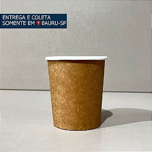 Copo Papel Kraft 110ml c/50 unidades
