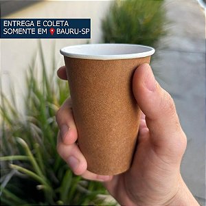 Copo Papel Kraft 180ml c/25 unidades