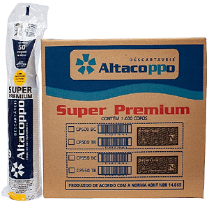 Copo Plástico PP 550ml c/1000 unidades ALTACOPPO