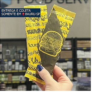 Guardanapo em Sachês Burguer Black c/1000 unidades