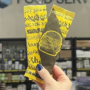 Guardanapo em Sachês Burguer Black c/1000 unidades