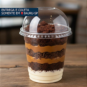 Copo PET Fibraform 300ml com tampa Bolha c/50 unidades