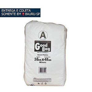 Sacola Plástica Branca Good Rool 38x48 c/1000 unidades