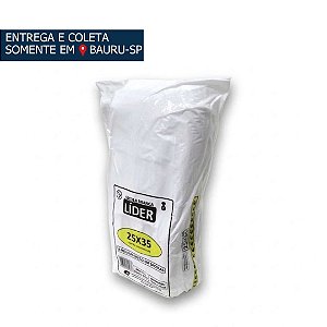 Sacola Plástica Branca Líder 25x35 c/1000 unidades
