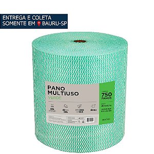 Rolo Multiuso 27x300 VERDE c/750 panos