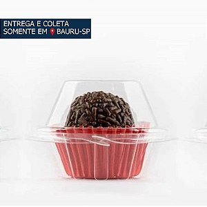 Embalagem p/ brigadeiro individual c/50 unidades